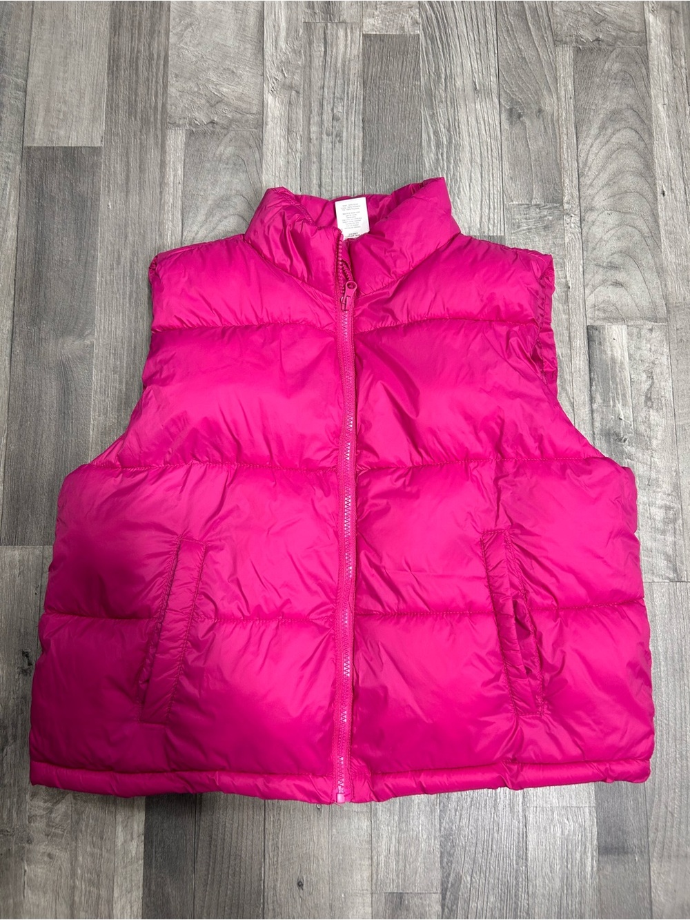 Xersion Girls Bright Pink Quilted Puffer Vest